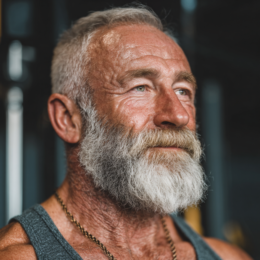 Щаслива група людей старшого віку після тренування